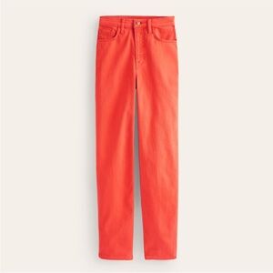 Boden Women’s Mid Rise Slim Jeans: Mandarin